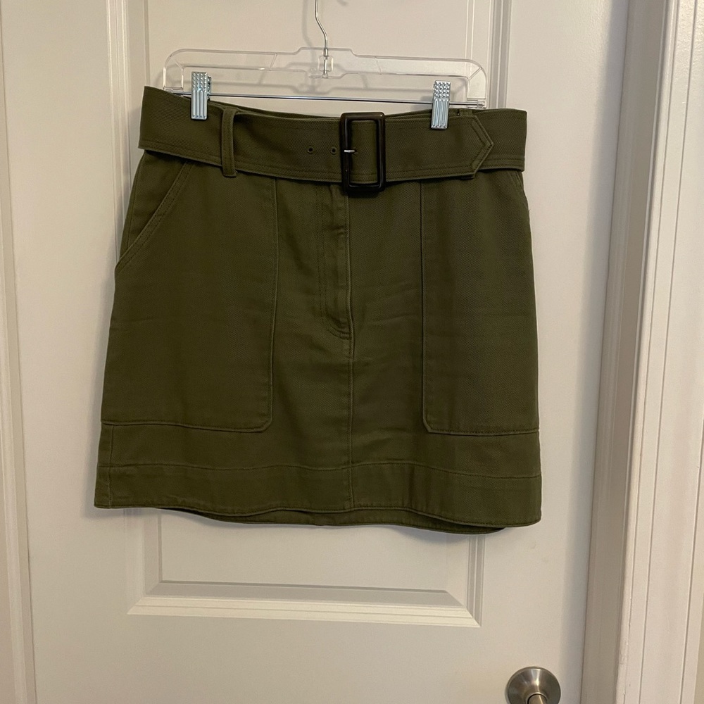 Three Banana Republic Factory Cargo Twill Mini Skirts - Size 12